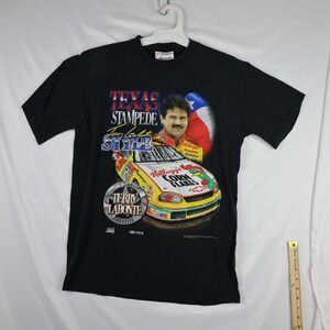 Vintage Terry Labonte NASCAR Shirt Mens Medium Texas Stampede 1998 90s Racing Te